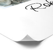 Herdenkingsfoto's, In Memoriam Welkom Poster (Hoek)