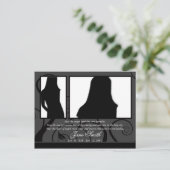 Herdenkingsgebed Betaling Foto Sjabloon Briefkaart (Staand voorkant)