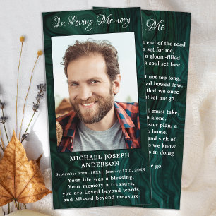 Herdenkingsgebed Boeklegger Foto Groen Marmer