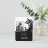 Herdenkingsgebed Vos Vossen Natuur Dier Visitekaartje (Staand voorkant)