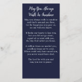 Herdenkingsgebedskaart Veteraan Begrafenis Amerika (Achterkant)