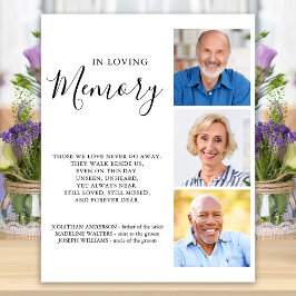 Herdenkingsgebruik 3 Foto Huwelijksherdenking Poster