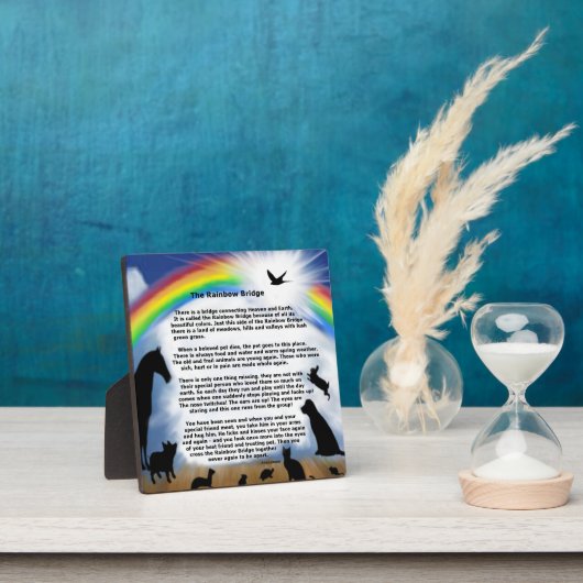 Herdenkingsgedicht bij de regenboogbrug fotoplaat (Insitu)