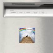 Herdenkingsgedicht van de regenboogbrug voor frett magneet (Insitu (Vaatwasser))