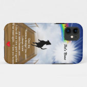 Herdenkingsgedicht van de regenboogbrug voor honde Case-Mate iPhone case (Achterkant (horizontaal))