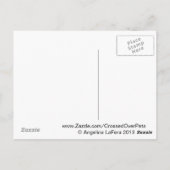 Herdenkingsgedicht van de regenboogbrug voor paard briefkaart (Achterkant)