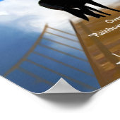 Herdenkingsgedicht van de regenboogbrug voor paard poster (Hoek)