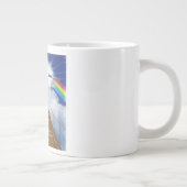 Herdenkingsgedicht van de regenboogbrug voor vogel grote koffiekop (Rechts)