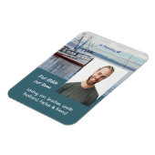 Herdenkingsgeschenk commercieel visser magneet (Linkerzijde)