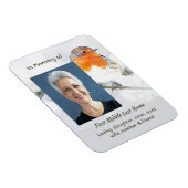 Herdenkingsgeschenk Engelse Roodborst Magneet (Rechterzijde)