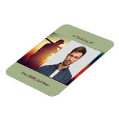 Herdenkingsgeschenk Jager Hert Magneet (Linkerzijde)