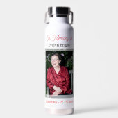 Herdenkingsgeschenk met kardinaalgedicht waterfles (Voorkant)