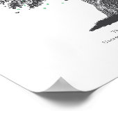 Herdenkingsgeschenk, sympathie voor verlies, vader poster (Hoek)