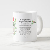 Herdenkingsgeschenk voor het verlies van een moede grote koffiekop (Voorkant rechts)