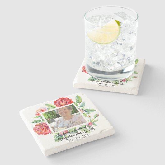 Herdenkingsgeschenk voor het verlies van een moede stenen onderzetter (Zijkant)