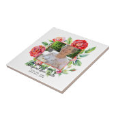 Herdenkingsgeschenk voor het verlies van een moede tegeltje (Zijkant)