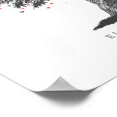 Herdenkingsgeschenk voor het verlies van mama, Boo Poster (Hoek)