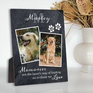 Herdenkingsgeschenk voor huisdierverlies Foto Plaq Fotoplaat