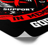 Herdenkingsgeschenken voor verlies van peetvader h poster (Hoek)