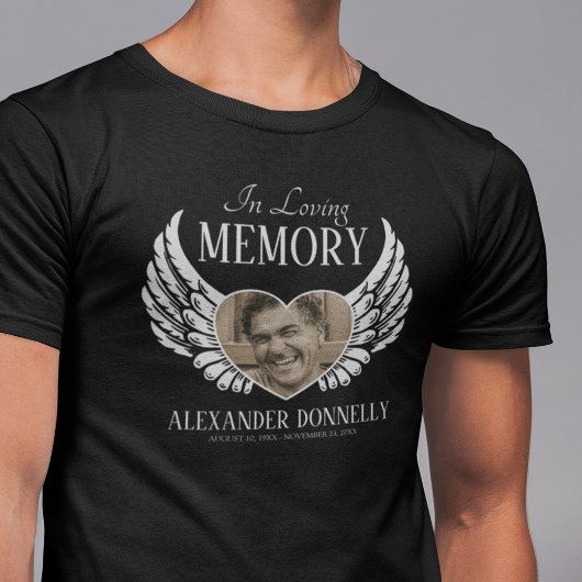 Herdenkingsherinneringsfoto T-shirt