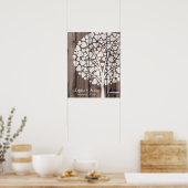 herdenkingshout gastenboek, marinehout poster (Keuken)