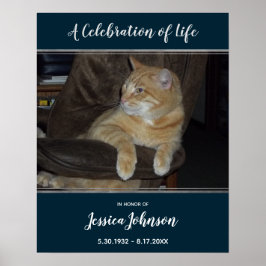 Herdenkingsingang één foto poster