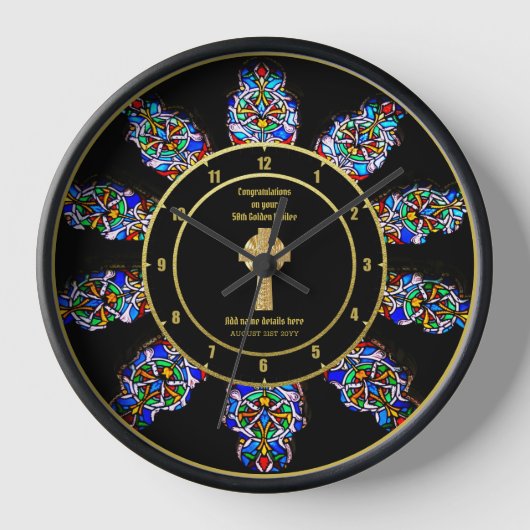 Herdenkingsjaar Glas-in-lood Priesterwijding (Voorkant)