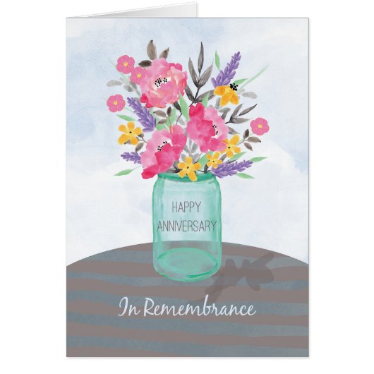 Herdenkingsjubileumvaas met bloemen (Voorkant)