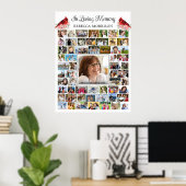 Herdenkingskaart Cardinal 59 Foto Collage Script Poster (Thuiskantoor)