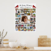 Herdenkingskaart Cardinal 59 Foto Collage Script Poster (Keuken)