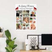 Herdenkingskaart Cardinal Bloemen 21 Foto Collage Poster (Thuiskantoor)