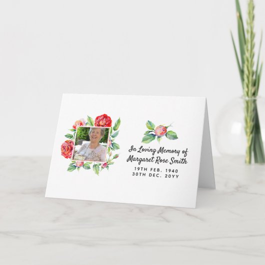 Herdenkingskaart Condoleance Sorry Voor Je Verlies Kaart (Voorkant)