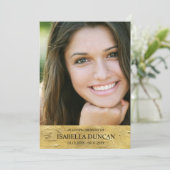 Herdenkingskaart | Goud | In liefdevolle herinneri (Staand voorkant)