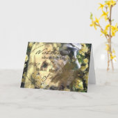 Herdenkingskaart Kaart (Gele Bloem)