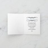 herdenkingskaart: silhouscreen vogels aankondiging (Binnen)