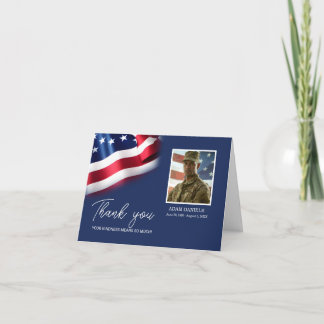 Herdenkingskaart veteranen bedankkaart met foto