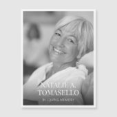 Herdenkingskaart voor levensviering Funeral Magnet (Voorkant)