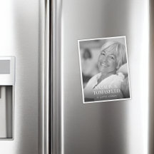 Herdenkingskaart voor levensviering Funeral Magnet