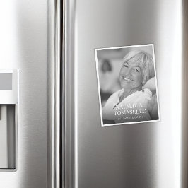 Herdenkingskaart voor levensviering Funeral Magnet