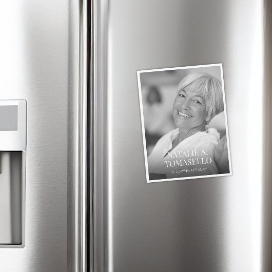 Herdenkingskaart voor levensviering Funeral Magnet