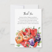 Herdenkingskaart voor rouw Pepper bedankkaart (Voorkant)