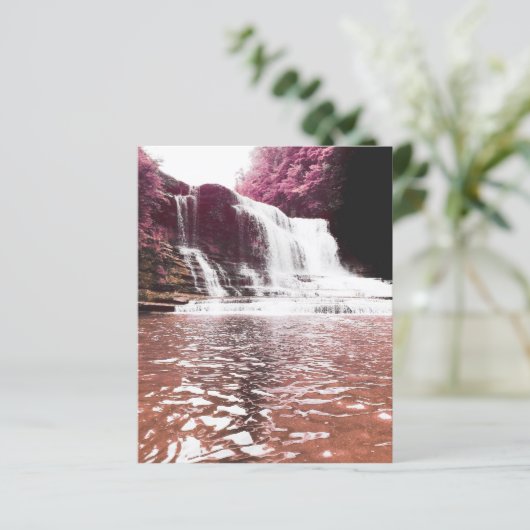 herdenkingskaart waterval (Staand voorkant)