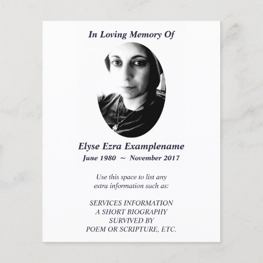 herdenkingskaart waterval (Achterkant)