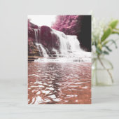 herdenkingskaart waterval programmakaart (Staand voorkant)