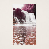 herdenkingskaart waterval visitekaartje (Voorkant)