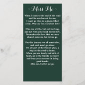 Herdenkingskaart Zonnebloem Foto Funeraire Kaart (Achterkant)