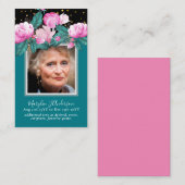 Herdenkingskaarten Foto Gebedskaarten Herdenking v Visitekaartje (Voorkant / Achterkant)