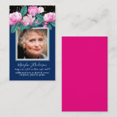 Herdenkingskaarten Foto Gebedskaarten Herdenking v Visitekaartje (Voorkant / Achterkant)