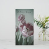 Herdenkingskaarten "Tulpen" (Staand voorkant)