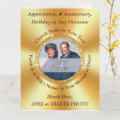 Herdenkingskaarten voor predikanten, verjaardag, p kaart (Gele Bloem)